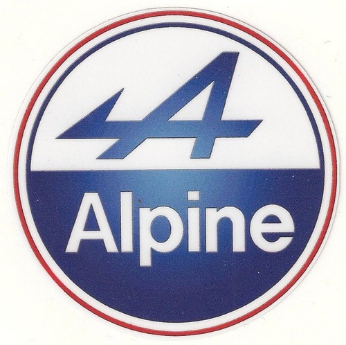 Alpine sticker vinyle - sticker, laminé