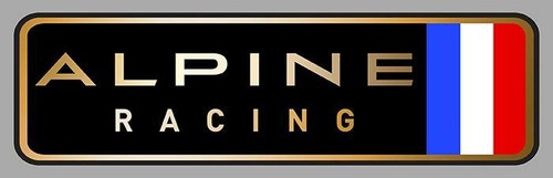 Alpine racing sticker laminato - sticker,