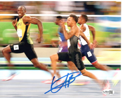 Foto firmata usain bolt - foto,